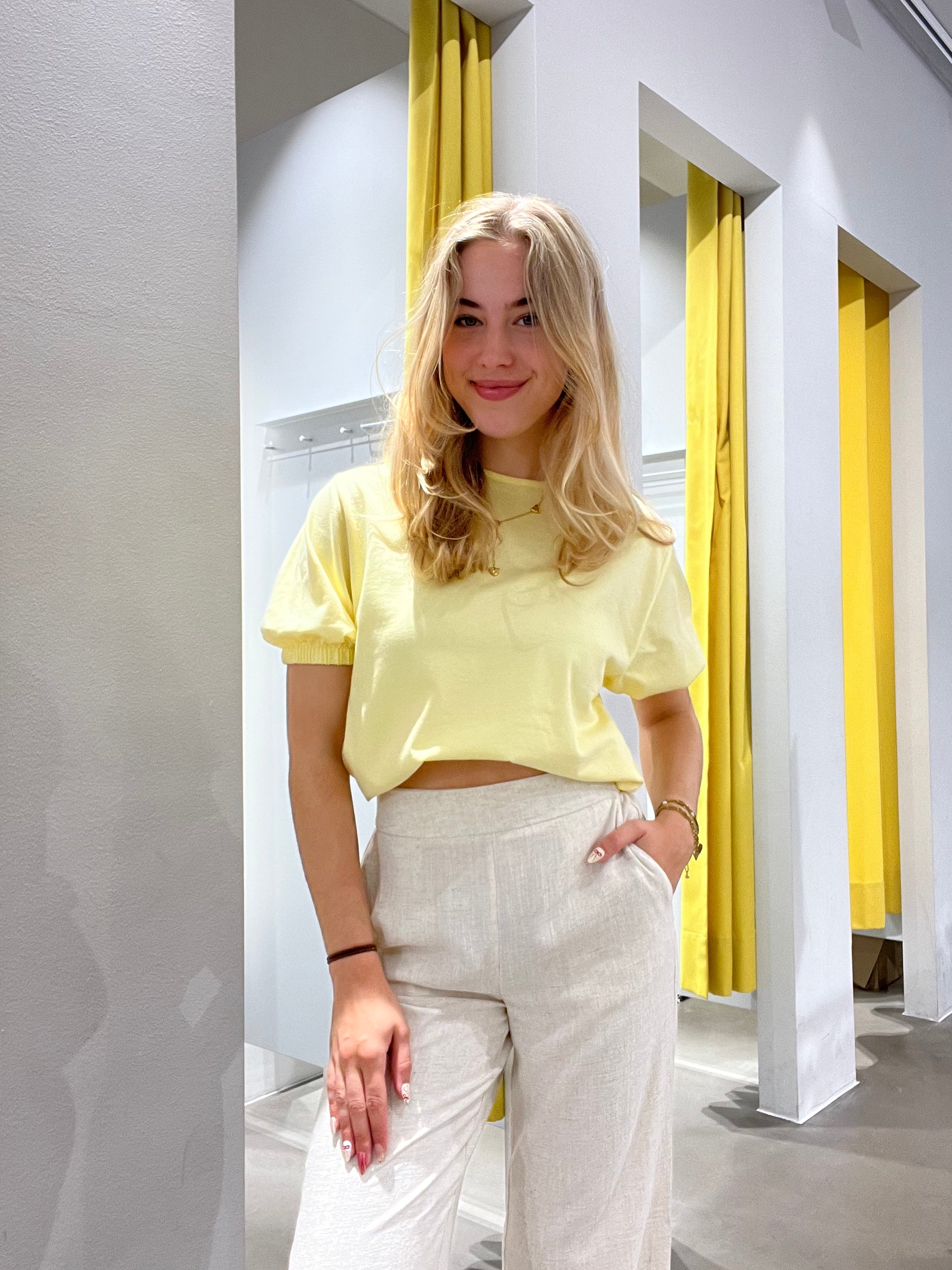 PCMILJE Top - French Vanilla